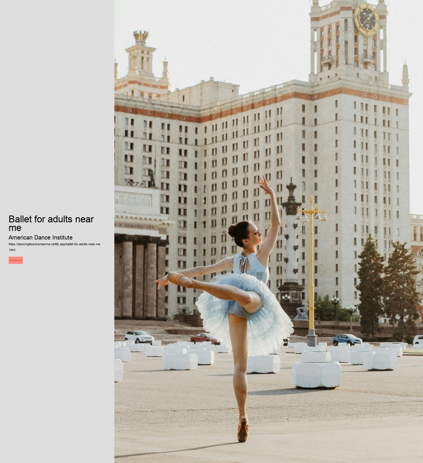ballet for adults near me