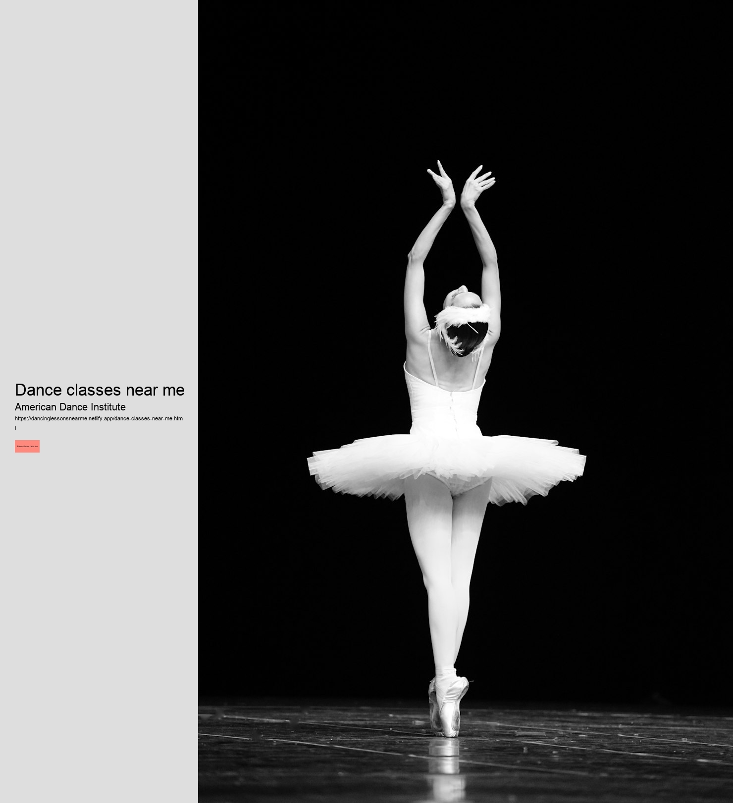 dance classes near me American Dance Institute dance classes near me