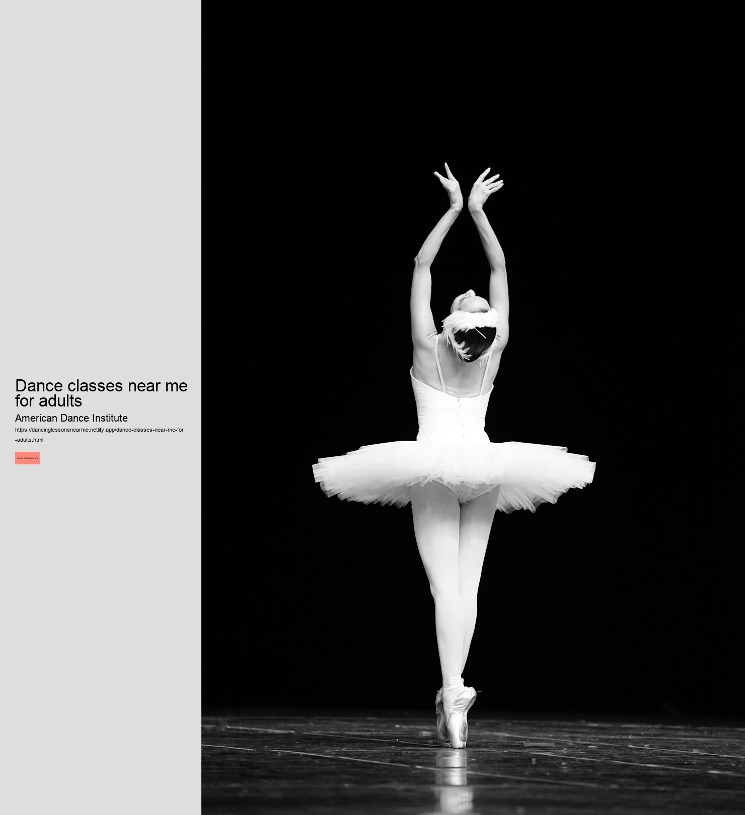 dance classes near me for adults
